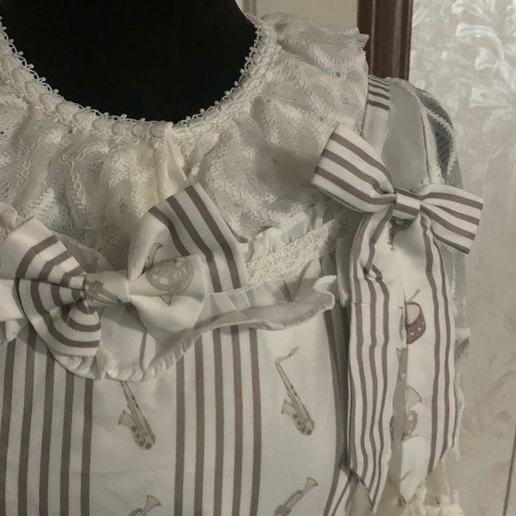 NWOT Magic Tea Party “Musicians in Bremen Town” JSK with hairclips, bow, belt - Picture 6 of 12